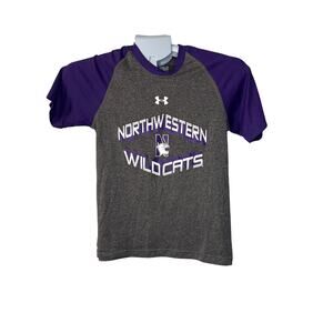 Grey and purple under armour Northwestern Youth Small